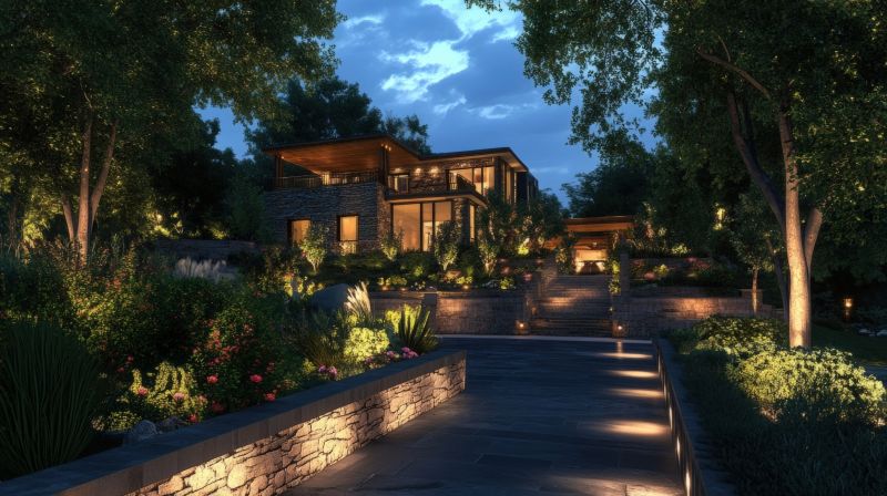 Landscape Lighting Installation